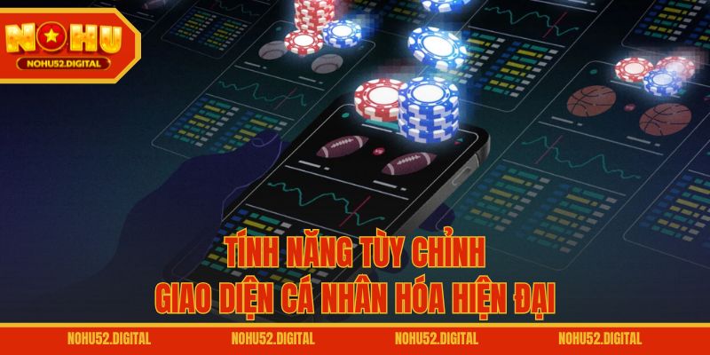 Tính năng tùy chỉnh giao diện cá nhân hóa hiện đại